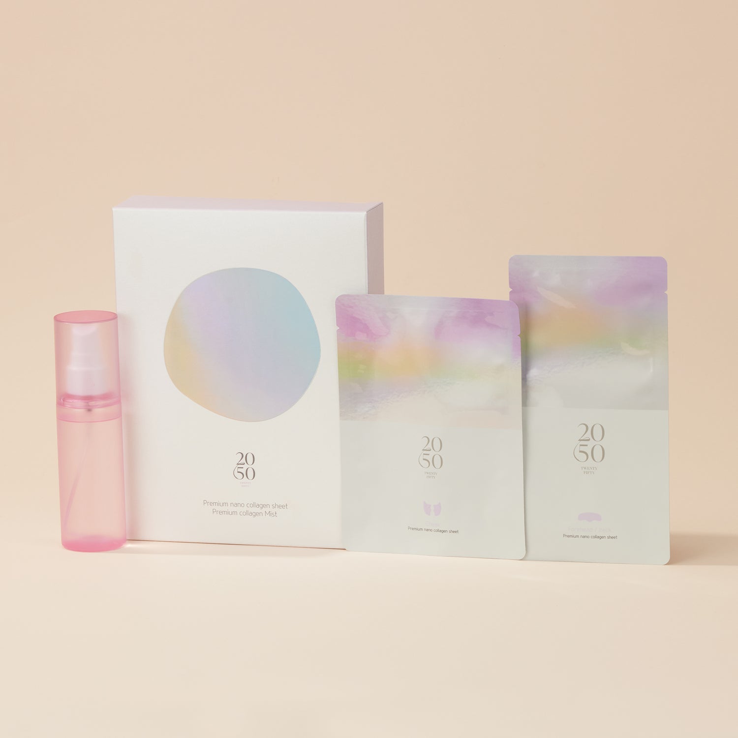 2050 プレミアムナノコラーゲンシート × プレミアム ナノコラーゲン ミスト(化粧水)80ml